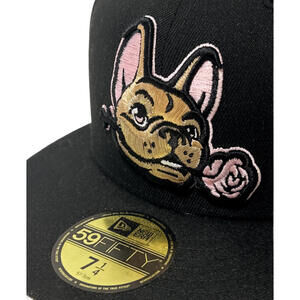 New Era x The Clink Room Pink Frenchie 59FIFTY Hat Club Exc.